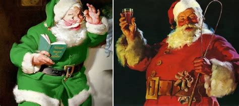 de que color era santa claus originalmente|¿Sabes cuál era el verdadero color de la vestimenta。